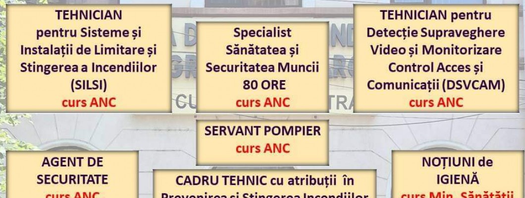 Tehnician pentru sisteme de detecție, supraveghere video și de monitorizare, control acces și comunicații Tehnician pentru sisteme de detecție, supraveghere video și de monitorizare, control acces și comunicații